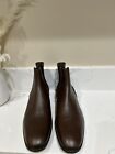 AQUATALIA NEW Adrian Men’s Chelsea Boots Brown Leather size 11 US MADE IN ITALY