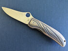 Spyderco Peter Herbst - Titanium, Blue - 1998, Used, Limited/Discontinued, RARE