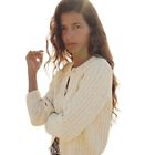 Zara jewel button cropped knit cardigan size M