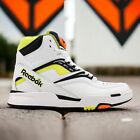 Reebok Pump TZ Twilight Zone Mens White Leather Lace Up Lifestyle Sneakers Shoes