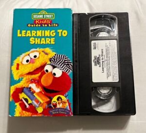 Sesame Street - Kids Guide to Life: Learning to Share VHS 1996 Katie Couric Film