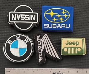 50 pcs mixed  Iron On Applique/Embroidered Motors Emblem Patches as picture show