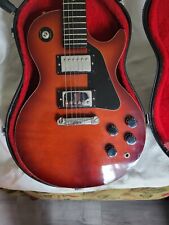 Vintage Made In Korea Electric Guitar With Hard  Case Lined  Velvet  NR