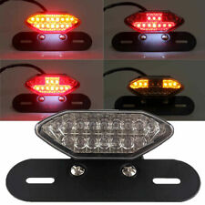 Motorcycle LED Turn Signals Brake Light License Plate Integrated Tail Light New