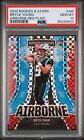 Bryce Young RC Airborne Red Plaid Prizm Panthers 2023 Rookies & Stars PSA 10