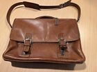 COACH F06455 Executive Leather Briefcase Laptop Bag Detachable Strap Brown