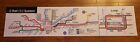  CTA Train 'L' System Map- Carcard Map Undamaged Condition Chicago Transit Sign