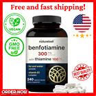 Benfotiamine 300Mg | 240 Veggie Capsules, Essential B1 Benfotiamine Supplement