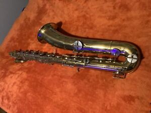 Buescher True-Tone Baritone Saxophone Nice Pads Repair Man Special