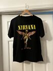 Vintage Y2K Nirvana In Utero Kurt Cobain Band Graphic T-Shirt Black Size Medium