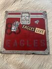 The Eagles Live 1980 Vinyl Double LP Record Album VG+ Vinyl With Poster
