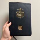 New Listing1599 Geneva Bible by Tolle Lege Press Black Genuine Leather 2007