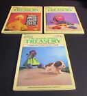 Vintage Set of 3 Books of The Sesame Street Treasury - Volume 1/3/4 1983 HC