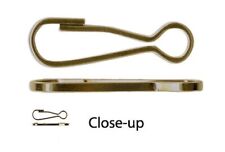 Clasp, Snap Hook, 12 OR 144 Antiqued Brass Steel 20x6mm Spring Clip Lanyard *