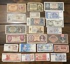 Lot OF 23 Vintage Foreign World Currency Paper Money Banknotes Eastern European
