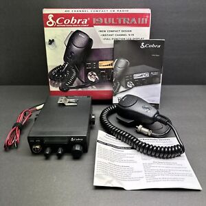 Cobra 19 ULTRA III 40-Ch Compact CB Radio w/ Illuminated Display used tested