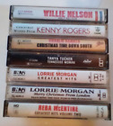 Lot x7 Country Music Vintage Cassette Tapes! (Willie, Charlie Daniels*, Reba...)