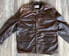 Thunder Bay by Aero Leathers Brown Steerhide Leather Jacket Size 44 No reserve