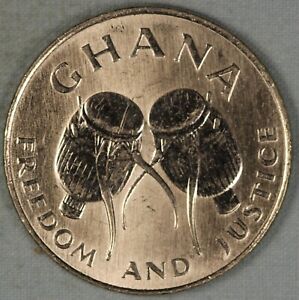 Ghana,Africa 1999 ~ 50 Cedis ~Drums Freedom & Justice ~ 93¢ tracked shipping