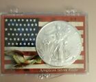 2021 American Silver Eagle, Type 1. FREEDOM/FLAG Snaplock,  FREE Shipping.