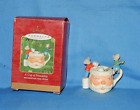 Hallmark 2001 A Cup of Friendship Mice Hot Cocoa Christmas Ornament w Box