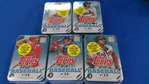 New ListingLot of 5 2021 Topps Series 1 Baseball Factory Sealed Boxes 75 Cards/Box