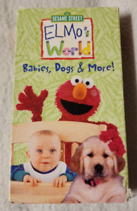 Elmo's World Babies Dogs More VHS Video Tape Jim Henson Workshop Sesame Street
