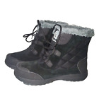 Columbia Women's Size 8.5 Ice Maiden Shorty Warm Insulated Snow Boots Black
