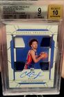 Cade Cunningham Panini National Treasures On-Card Quad Patch Auto 46/49 BGS