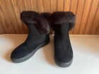 Journee Collection Womens Winter Boots Black size 7
