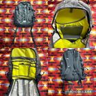 North Face Backpack Gray Geometric Hot Shot Outdoors Hiking Multi Pockets