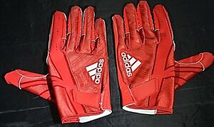 Adidas RED  ADI 6.0 NFL Football Receiver Gloves Tacky Grip  2XL 3XL 4XL NEW k