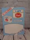 Vintage Schmidt Beer Light Sign Cardboard Advertising Point of Sale G Heileman
