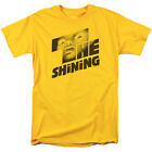 The Shining Shining Poster T Shirt Licensed Horror Movie Retro Classic Yellow