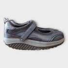 Skechers Shape-Ups Sneakers Womens Size 8 Gray Leather Walking Toning SN11818
