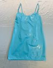 Large Turquoise Patent Leather Dress
