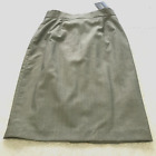 Louis Feraud Womens Wool Skirt Size 6 Gray Knee Length A-line NWT