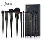 Jessup Make up Brushes 14Pcs Black Kabuki Foundation Eyeshadow Blending Brush