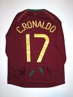 2006 World Cup Nike Portugal Cristiano Ronaldo Long Sleeve Home Kit Shirt Jersey