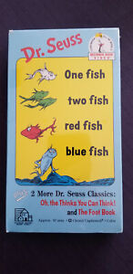 Dr. Seuss - One Fish Two Fish Red Fish Blue Fish (VHS, 1994) SEALED 31