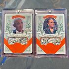 GRAIL DECISION UPDATE BARACK and MICHELLE OBAMA 1/1 ORANGE MONEY CARDS EXCLUSIVE
