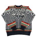 Dale Of Norway Lillehammer Olympics Nordic Fair Isle Sweater XL Vintage 1994