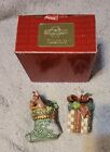 Fitz and Floyd Christmas Salt and Pepper Shakers