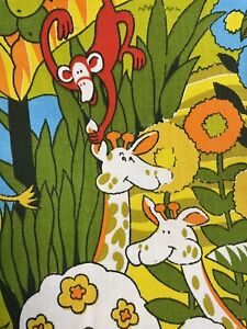 Jungle Fabric - Vintage screen print “House And Home Fabric And Draperies” BTY