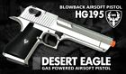 HFC Desert Eagle Green Gas Blowback GBB Airsoft Pistol Handgun - Silver