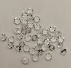 Swarovski Crystal Clear Flat Bicone 5305 Beads; 5mm (24pc) or 6mm (12pc) Rondel