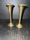BRASS VASES/CANDLE STICK HOLDERS 4 1/2