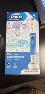 Oral-B Kid's Rechargeable Toothbrush Ages 3+ Soft Bristles Sensitive Mode NEW