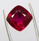 Certified Natural Red Ruby 9.70 CT Cushion Cut Loose Gemstone For Auction