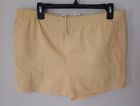 Apricot Bay Short Shorts Size Medium Yellow Drawstring  Vintage 70's Disco Skate